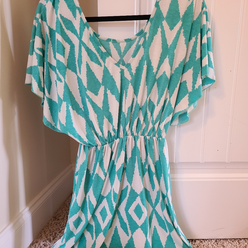 Turquoise dress
